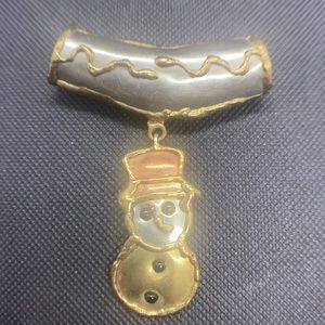 Vintage snowman charm ⛄️⛄️⛄️